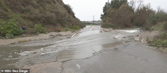 A total of four beaches were closed following the discovery on Saturday along the US-Mexico border where sewage from Tijuana is seeping through.