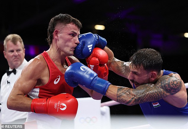 The boxer had high hopes after winning bronze in Tokyo in 2021, but fell at the first hurdle in Paris