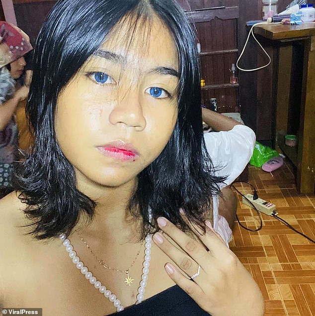 Nay, who had 150,000 followers on social media, drowned when waters overflowed around her at the popular tourist destination in Paung town in Mon state