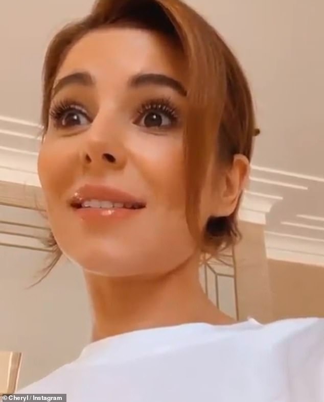 Cheryl also shared the first video of her son Bear talking when she posted a funny update to her Instagram Stories