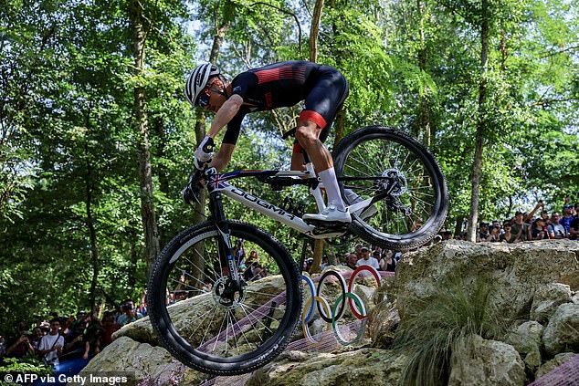 Pidcock was forced to fight back after a puncture left him 40 seconds behind the leader