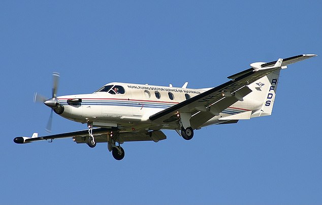 The single-engine Pilatus PC-12/47E turboprop plane reported an 