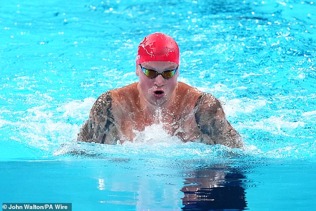 The disruption is expected to last for at least another two weeks as a result of the Olympic Games; pictured is Adam Peaty winning a silver medal in the men's 100m breaststroke