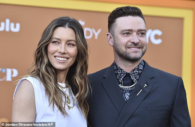 Justin and his wife Jessica Biel, pictured here in May 2022, have been married since 2012