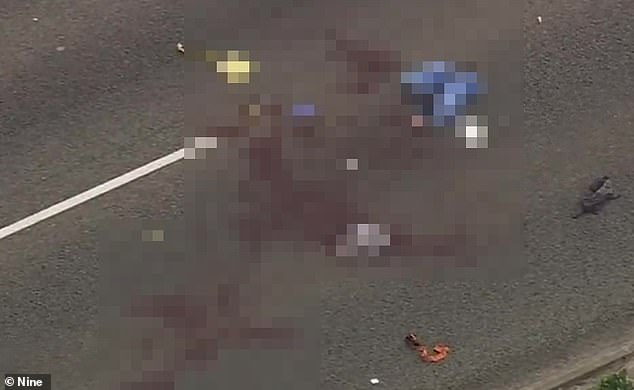 Trae Black, 29, was allegedly attacked on the West Coast Highway (pictured) in City Beach in Perth on Monday