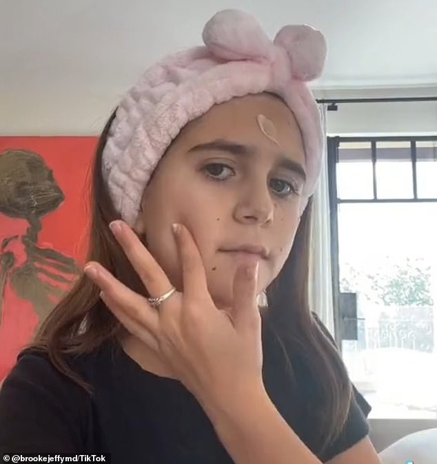 Some teens are even sharing their skincare routines on TikTok, like Kourtney Kardashian's 12-year-old daughter, Penelope Disick