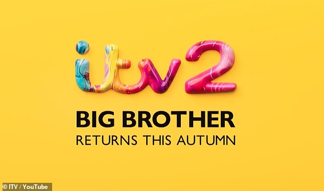 The advert ended with the show's narrator, Marcus Bentley, declaring during the theme tune: 'Big Brother returns this autumn on ITV2 and ITVX