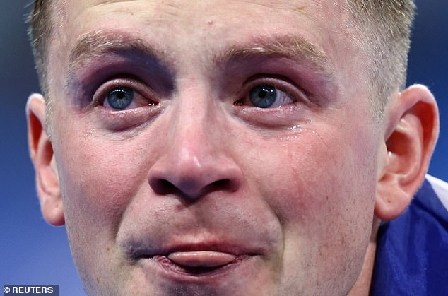 Peaty, 29, was visibly emotional after Sunday's final at the Paris La Defense Arena