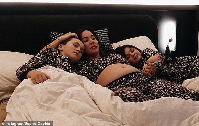 Last week, the 33-year-old influencer shared the happy news of her pregnancy by sharing adorable snaps with her son Bobby, nine, and daughter Florence, seven, whom she shares with Jaryd