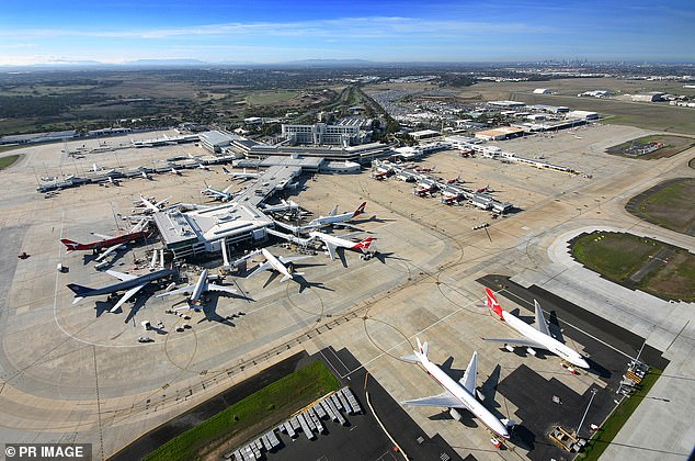 Since the Covid-19 pandemic, Rex has struggled with its profitability as the entire sector has struggled with difficult conditions (pictured: Melbourne Airport)