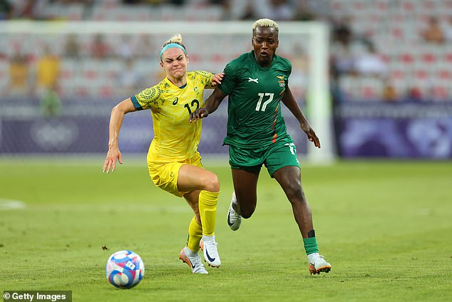 Zambia's Racheal Kundananji (pictured) scored twice against Australia. She would have been in the same position as Banda when it came to Tests