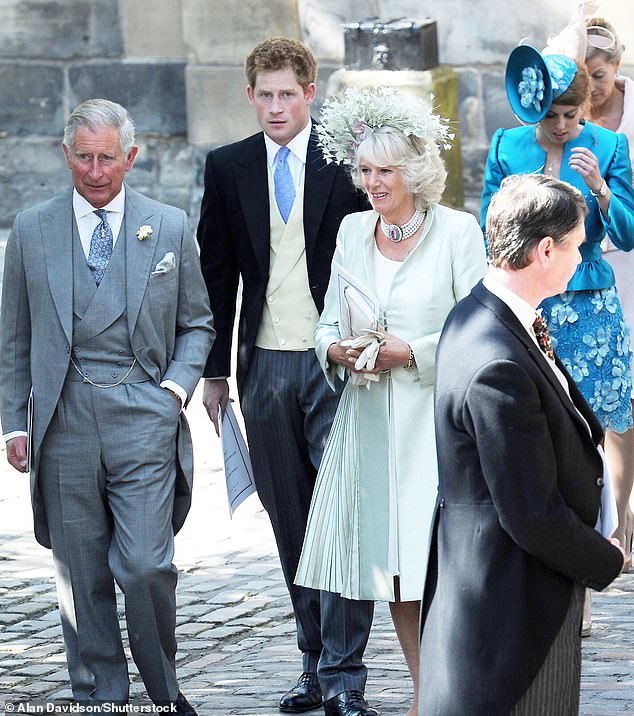 Many senior royals were in attendance, including the late Duke of Edinburgh, the then Prince Charles, Camilla, Prince Harry and Princesses Eugenie and Beatrice