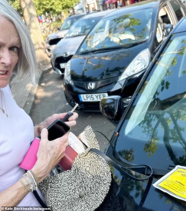 Kate and Judy faced a parking ticket when they returned to their car on Monday