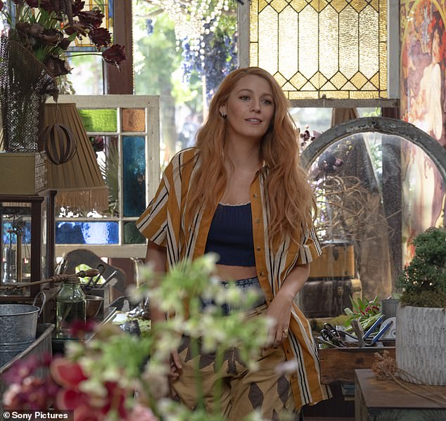 Blake posed in the angelic look to promote her latest film It Ends with Us, an adaptation of the bestselling novel of the same name; featured in the film