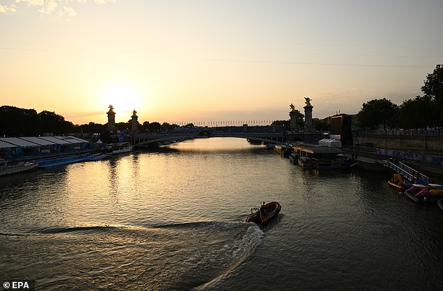 There are concerns about the safety of swimming in the polluted river in Paris