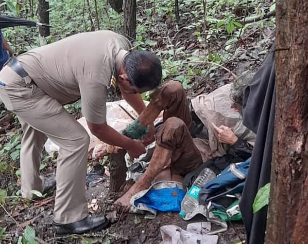 She was rushed to a local hospital, where she was treated for several conditions, including dehydration.