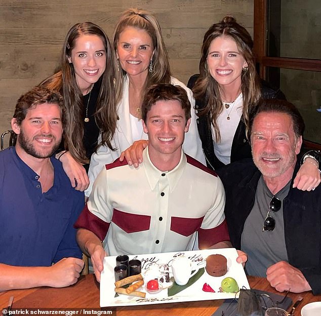 Arnold shares Patrick, Katherine, 34, Christina, 31, and Christopher, 26, with ex-wife Maria Shriver