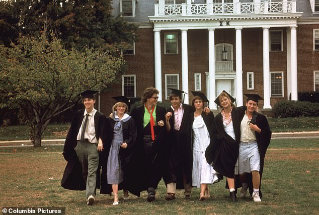 Mare Winningham, Judd Nelson, Ally Sheedy, Demi Moore and Emilio Estevez also starred in Joel Schumacher's poorly received drama about seven Georgetown University graduates, which grossed $37.8 million on a $10 million budget at the worldwide box office.