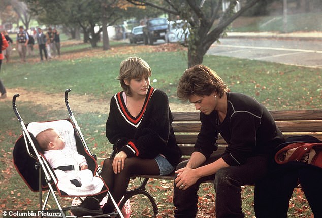 It's unclear how Lowe views his character 40 years later, after he considers divorcing his child's mother (Jenny Wright) at the end of the film.