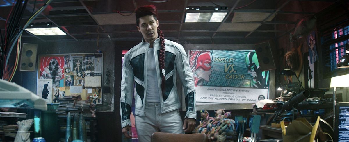 Shatterstar (Lewis Tan) auditions to join X-Force during his brief appearance in Deadpool 2