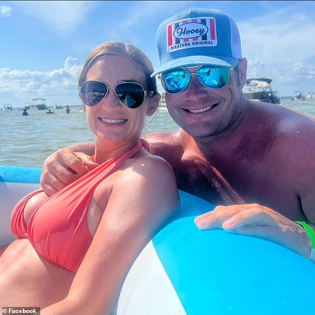 It is unclear whether his wife, Shelly Verberne Sharkey (pictured together), was on the boat. A friend suggested she was, but no further details were shared