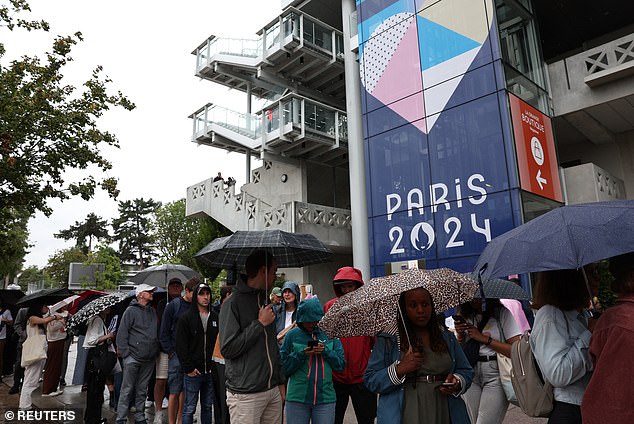 Rain during Friday and Saturday's opening ceremony has caused repeated cancellations