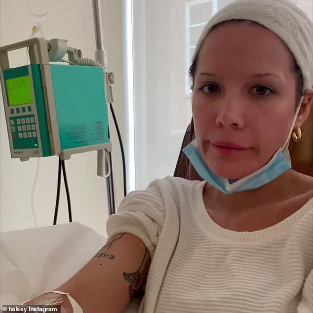 In June, Halsey announced that she had been diagnosed with 'Lupus SLE and then a rare T-cell lymphoproliferative disorder'