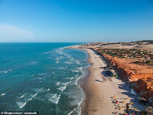 The British tourist was staying at a beachside guesthouse in the state of Ceara with his Brazilian partner when the pair were attacked by a violent robber