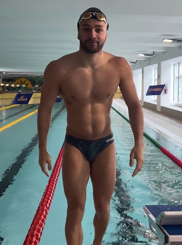 Dutch Olympian Arno Kamminga (pictured) has also had fans on social media swooning over his physique