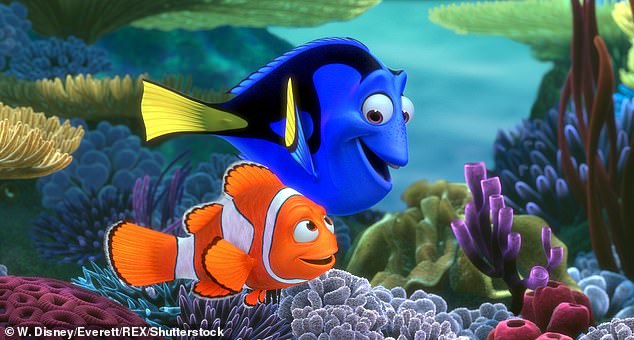 Unlike Dory in Finding Nemo (pictured), real fish can remember the routes they have taken for up to a year