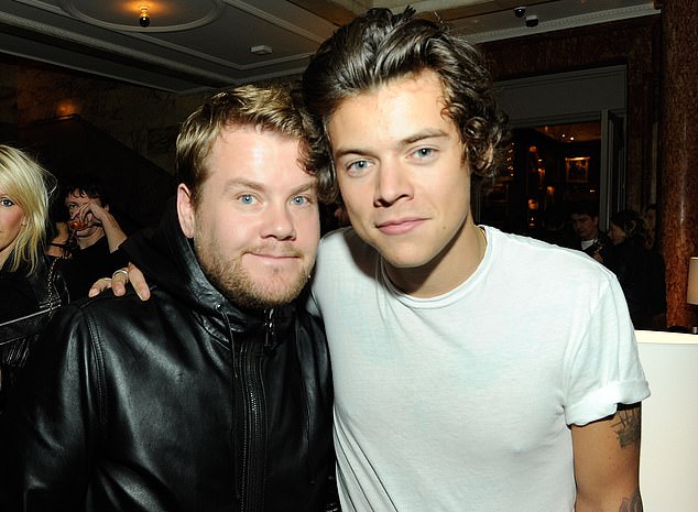 The only star who can rival Corden, I'm told, is Harry Styles, who is, of course, his buddy