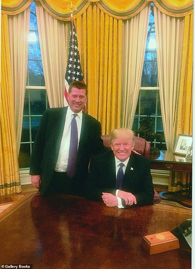 Fred Trump is seen here next to his uncle, former President Donald Trump, in the Oval Office