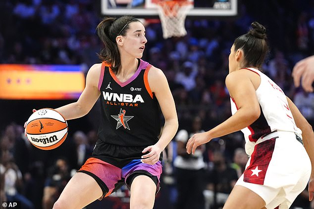 Clark helped the WNBA All-Stars beat the USA team with 10 assists before halftime