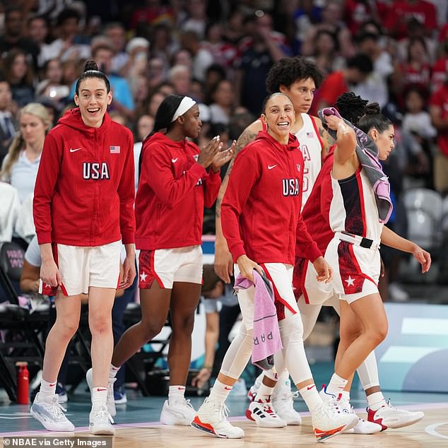 The US women's basketball team defeated Japan 102-76 in their first group match in Paris