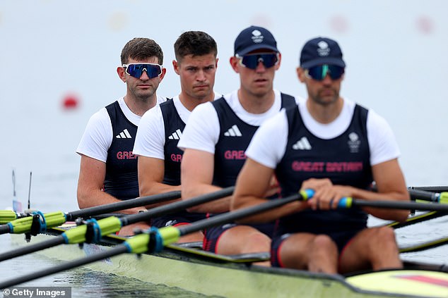 Thomas Barras, Callum Dixon, Matthew Haywood and Graeme Thomas (LR) will battle it out in an incredibly competitive men's quadruple sculls final, where up to four teams can win gold