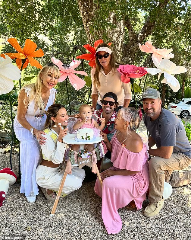 But the birthday party turned into a shocking reunion as his parent Caitlyn Jenner, 74, made a surprise appearance to celebrate her granddaughter's birthday, despite being ostensibly estranged from Brody