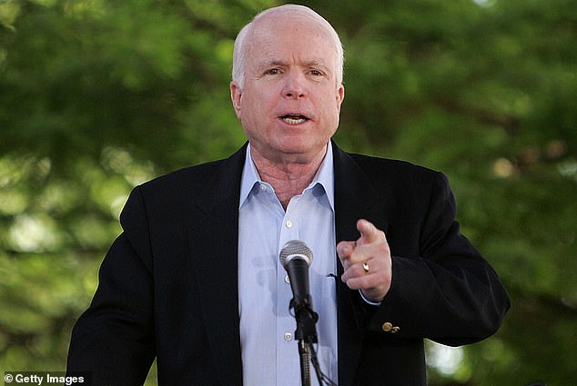 John McCain battled glioblastoma, the most aggressive form of brain cancer, for 10 months (pictured here in 2007)