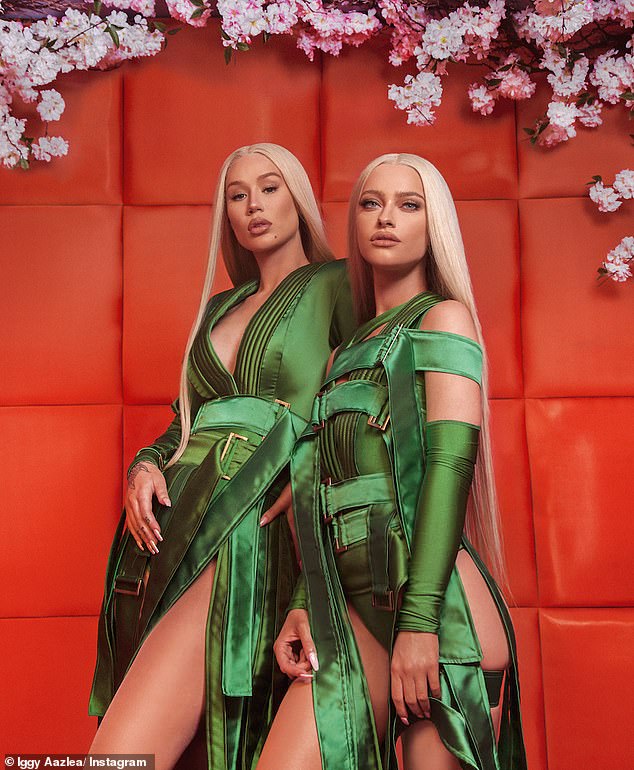 She previously collaborated with Iggy Azalea (left) on the hit Lola and was featured on Professor Green's single Got It All in 2020.