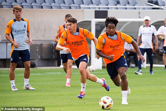 The 18-year-old Endrick is currently on his first pre-season tour with Madrid since joining the club.