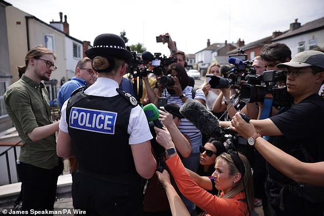 Merseyside Police Chief Constable Serena Kennedy gave a press conference this afternoon about the riots