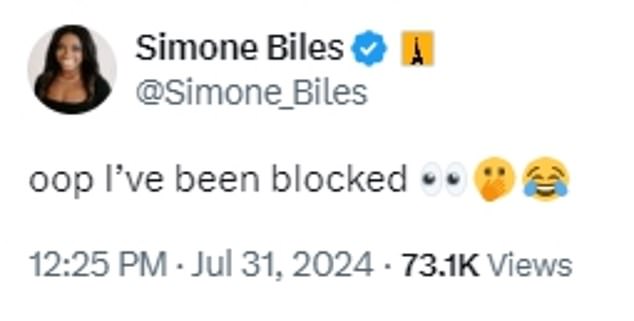 Simone Biles has apparently crossed a line with her former teammate MyKayla Skinner