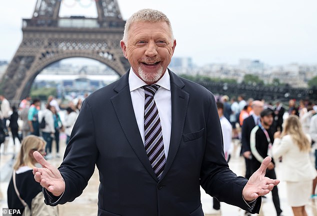 It took two years and a lawsuit before Boris admitted he was Anna's father, but now they are close (Boris pictured at the Paris Olympics)