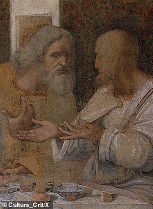 Rather than focusing on depicting Christ as one distributing bread and wine, da Vinci had the apostles reel at the news from Jesus that someone would bring about his death.