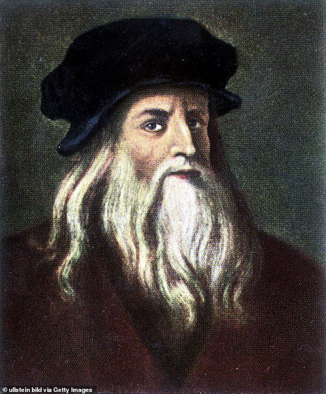 Leonardo da Vinci (pictured) painted The Last Supper in 1945 AD and hid symbols throughout depicting the story of Jesus' arrest and resurrection