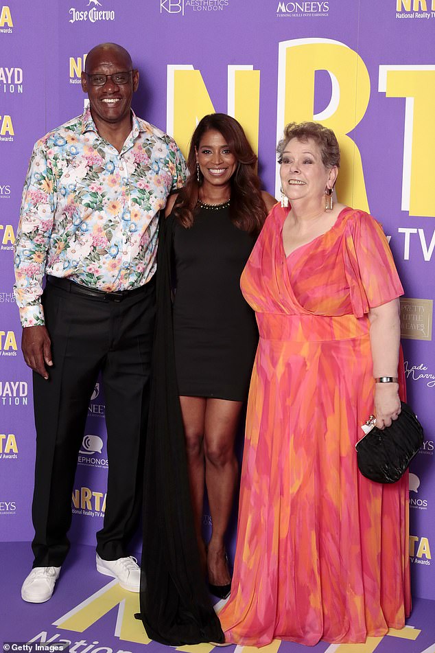 Chase stars Shaun Wallace (L) and Anne Hegerty (R) were also in attendance