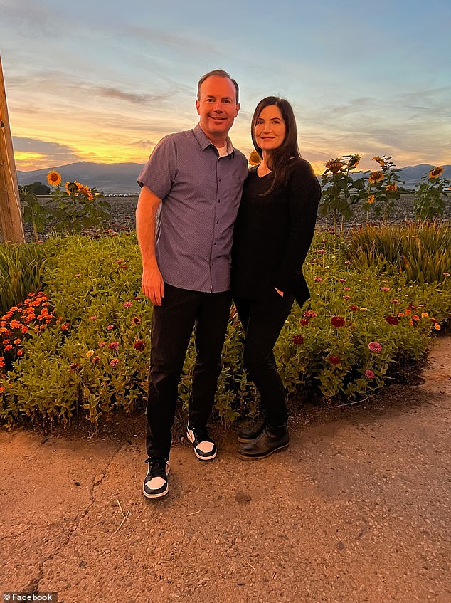 Senator Mike Lee pictured with his wife Sharon Lee