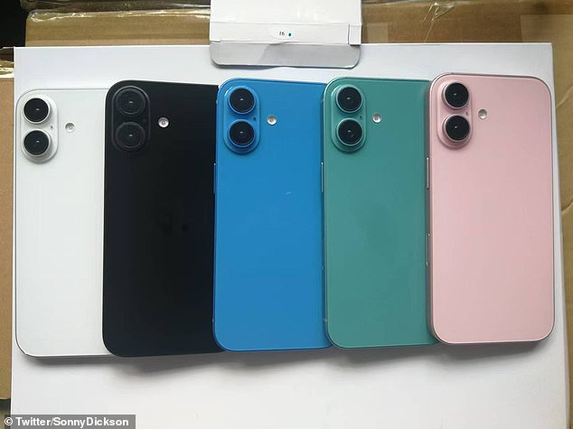 The iPhone 16 will also get a design upgrade that will offer a new five-color palette in white, black, blue, green and pink, ditching the yellow and purple options that were originally rumored.