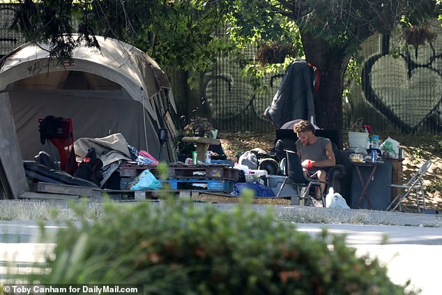 Officials later clarified that the suspect refused to move to a shelter and was subsequently taken to a detention center for violating the city's camping regulations. (Stock photo)