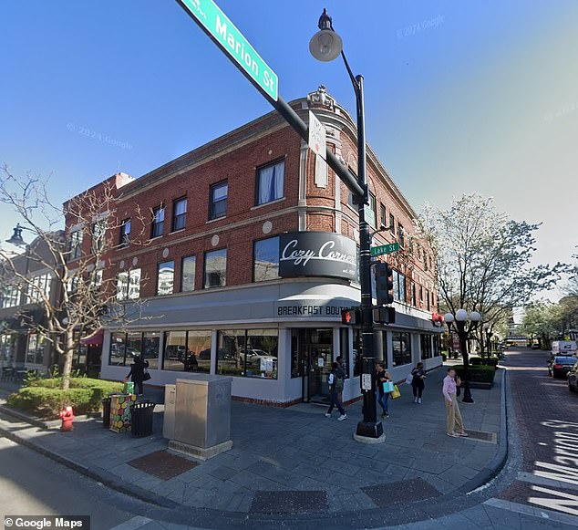 Pictured: The Cozy Corner Restaurant in Oak Park, Illinois. After 65 years in business, the breakfast restaurant abruptly closed its doors after owners were forced to pay double their current price to stay