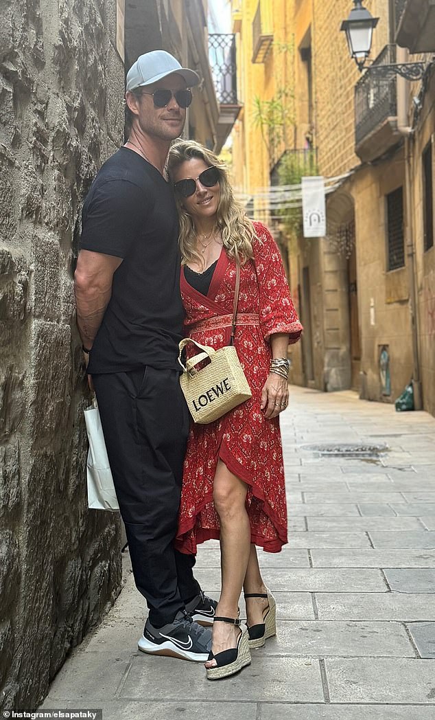 Australian celebrities have been fleeing the country en masse as they escape the cold winter Down Under in enviable luxury, including Chris Hemsworth and Elsa Pataky